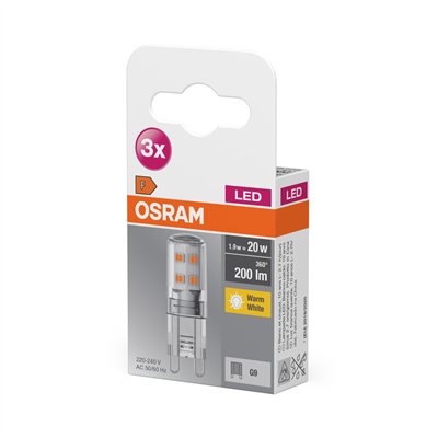 LED BASE PIN G9 1.9W 827 Clear G9