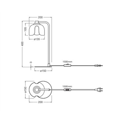 Decor Corolle Table G9 Black