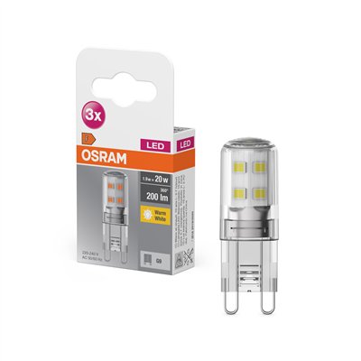LED BASE PIN G9 1.9W 827 Clear G9