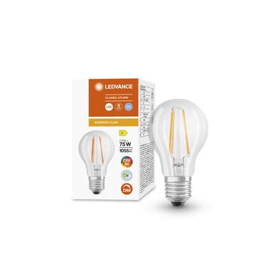 LED CLASSIC A DIM CRI 90 S 75  7.5 W/4000 K E27 