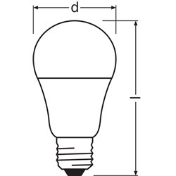 LED VALUE CLASSIC A 60  8.5 W/6500 K E27 