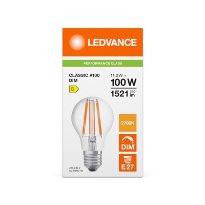 LED CLASSIC A DIM P 11W 827 Clear E27