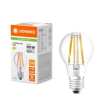 LED CLASSIC A DIM P 11W 827 Clear E27