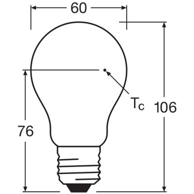 LED CLASSIC A DIM P 7W 840 Frosted E27