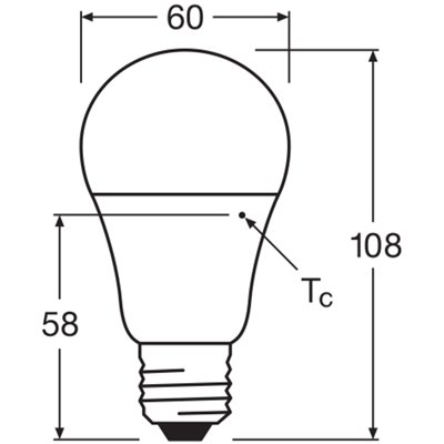 LED CLASSIC A DIM P 8.8W 827 Frosted E27