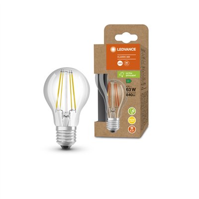 LED CLASSIC A ENERGY EFFICIENCY A S 4W 830 Clear E27