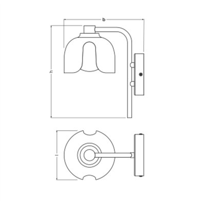 Decor Corolle Wall G9 Orange