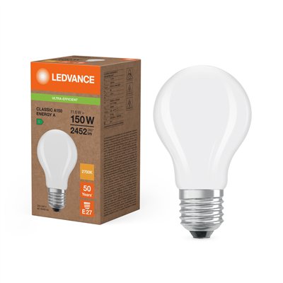 LED CLASSIC A ENERGY EFFICIENCY A S 11.6W 827 Frosted E27