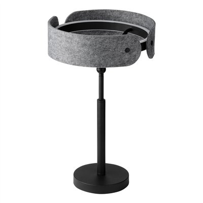 Decor Curve Felt Table 19W 830 Dark Grey