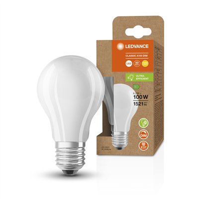 LED CLASSIC A ENERGY EFFICIENCY B DIM S 8.2W 827 Frosted E27