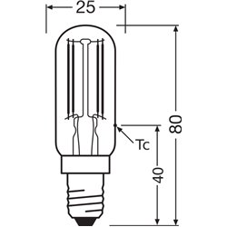 LED SPECIAL T26 4.9W 827 E14