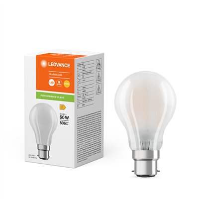 LED CLASSIC A P 6.5W 827 Frosted B22d