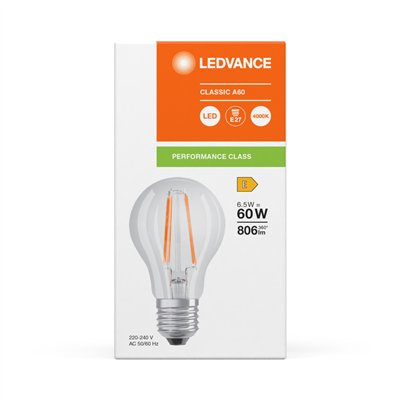 LED CLASSIC A P 6.5W 840 Clear E27