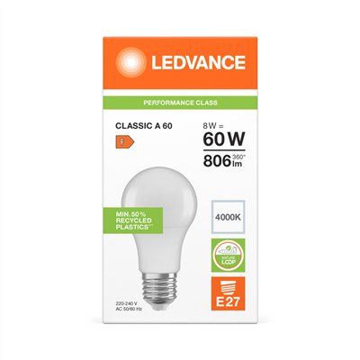 LED CLASSIC A P 8W 840 Frosted E27