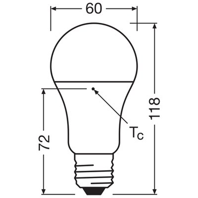 LED CLASSIC A V 13W 865 Frosted E27