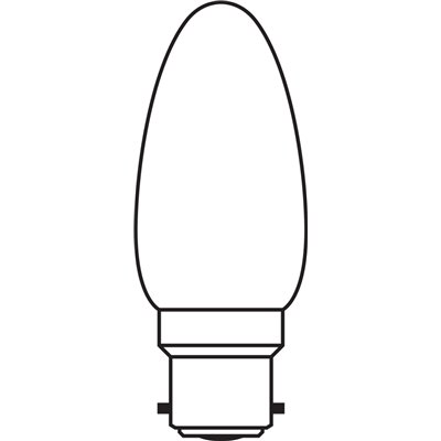LED CLASSIC B DIM P 4.8W 827 Frosted B22d