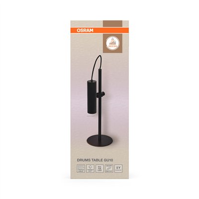 Decor Drums Table GU10 Black