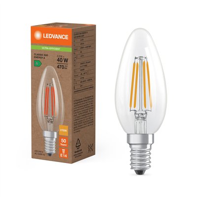 LED CLASSIC B ENERGY EFFICIENCY A S 2.2W 827 Clear E14