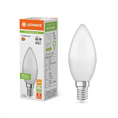 LED CLASSIC B P 4.9W 827 Frosted E14