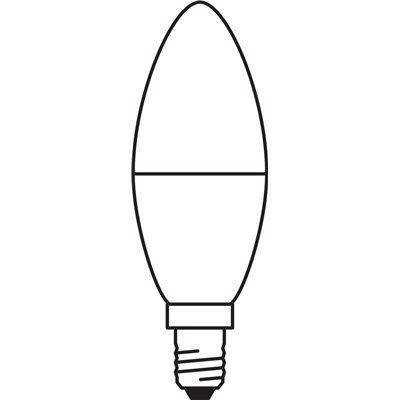 LED CLASSIC B V 7.5W 827 Frosted E14