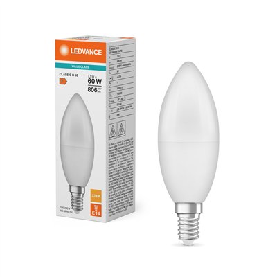 LED CLASSIC B V 7.5W 827 Frosted E14