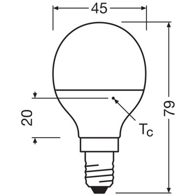 LED CLASSIC LAMPS FROSTED S 4.9W 927 Frosted E14