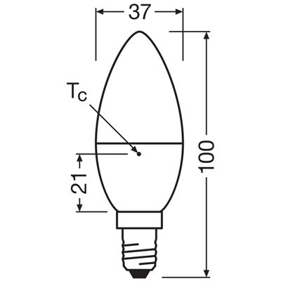 LED CLASSIC LAMPS FROSTED S 4.9W 927 Frosted E14