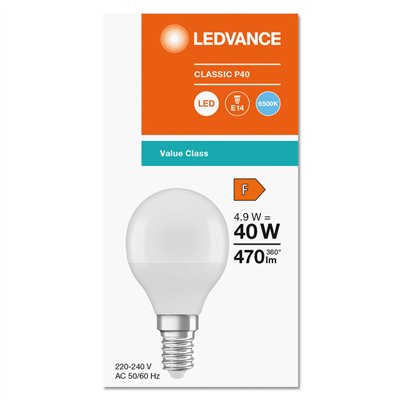 LED CLASSIC P DIM CRI 90 S 3.4W 927 Clear E14