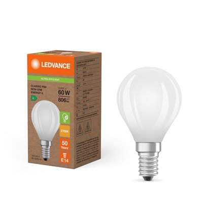 LED CLASSIC P ENERGY EFFICIENCY A S 3.8W 827 Frosted E14