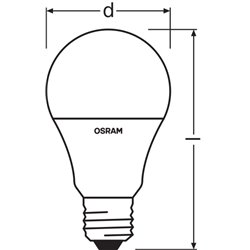 LED Retrofit RGBW lamps with remote control 60 FR 9.7 W/2700/6500 K E27 