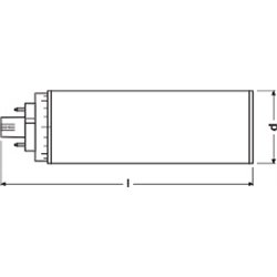 OSRAM DULUX T/E LED HF & AC MAINS 16 W/4000 K