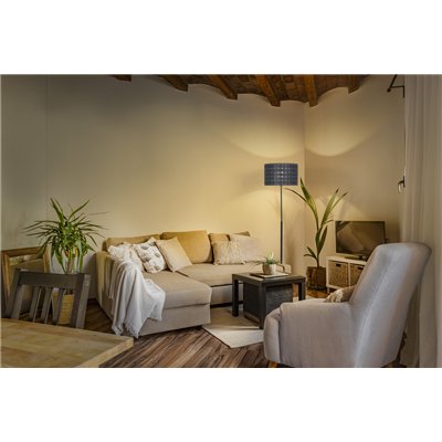 Decor Felt Weaving Cans Standing Floor E27 Dark Gray