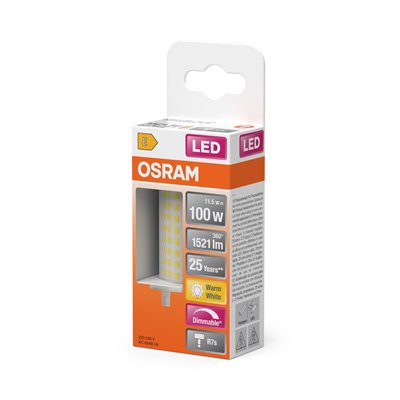 LED LINE R7S DIM 12W 827 Clear R7s