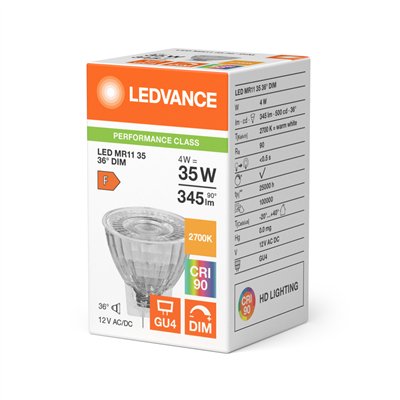 LED MR11 DIM P 4.5W 927 GU4