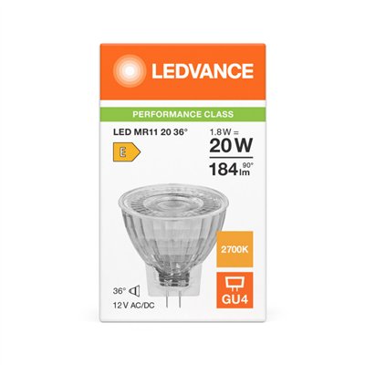 LED MR11 P 1.8W 827 GU4