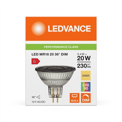 LED MR16 DIM P 3.4W 930 GU5.3