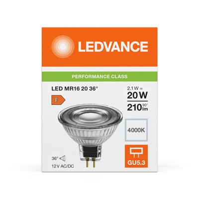 LED MR16 P 2.1W 840 GU5.3