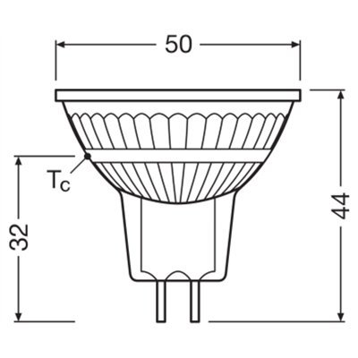 LED MR16 P 2.1W 840 GU5.3