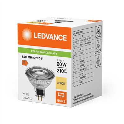 LED MR16 P 2.1W 830 GU5.3