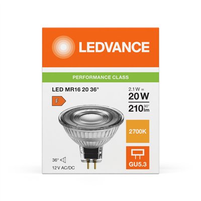LED MR16 P 2.1W 827 GU5.3