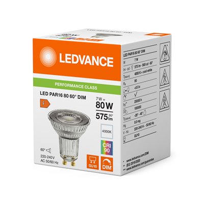 LED PAR16 DIM P 7W 940 GU10