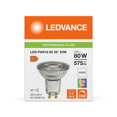 LED PAR16 DIM P 7W 940 GU10