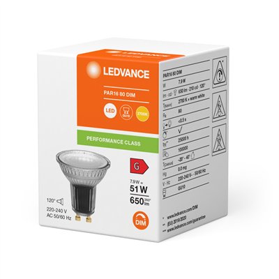 LED PAR16 DIM P 7.9W 927 GU10