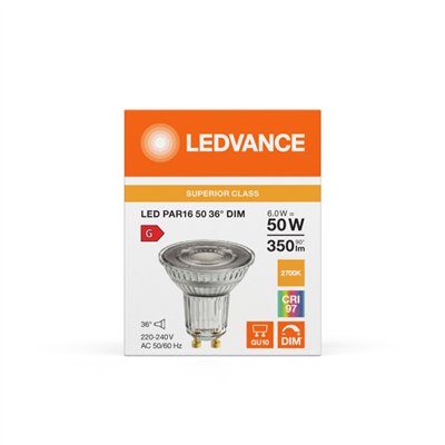 LED PAR16 DIM S 6W 927 GU10
