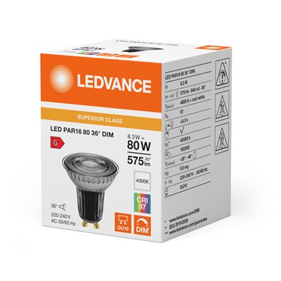 LED PAR16 DIM S 8.3W 940 GU10