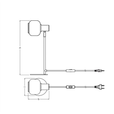 Decor Firefly Table E14 Black