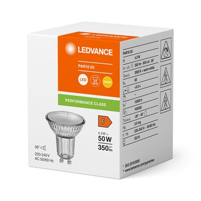 LED PAR16 P 4.3W 830 GU10