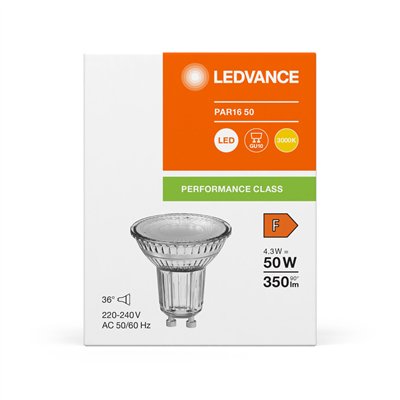LED PAR16 P 4.3W 830 GU10