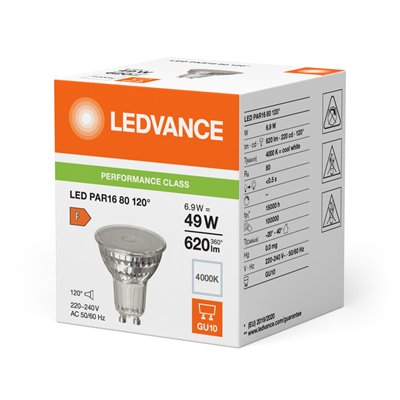 LED PAR16 P 6.9W 840 GU10