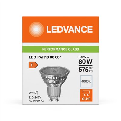 LED PAR16 P 6.9W 840 GU10